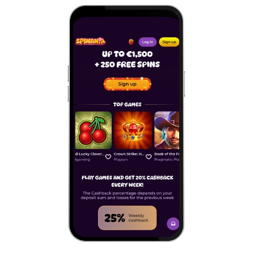 Spinania casino app